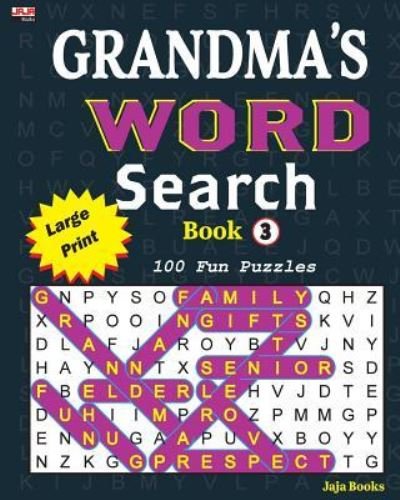 Cover for Jaja Books · GRANDMA'S WORD Search Book 3 (Paperback Bog) (2018)