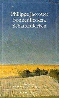 Cover for Jaccottet · Sonnenflecken,Schattenflecken (Bog)