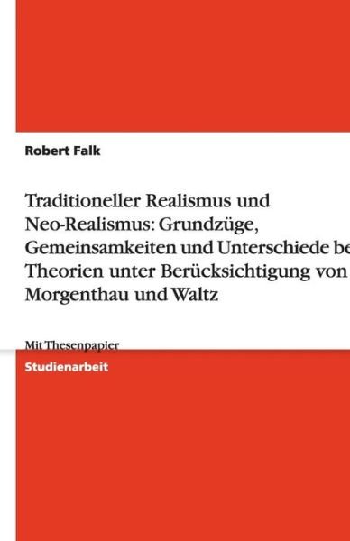 Cover for Falk · Traditioneller Realismus und Neo-R (Bog) [German edition] (2009)
