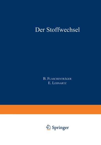 Cover for Berendt  H.w. · Der Stoffwechsel: Teile a und b - Physiologische Chemie (Paperback Book) (2014)