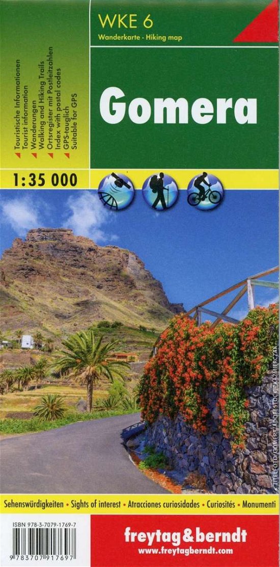 Cover for Gomera Hiking + Leisure Map 1:50 000 (Landkart) (2018)