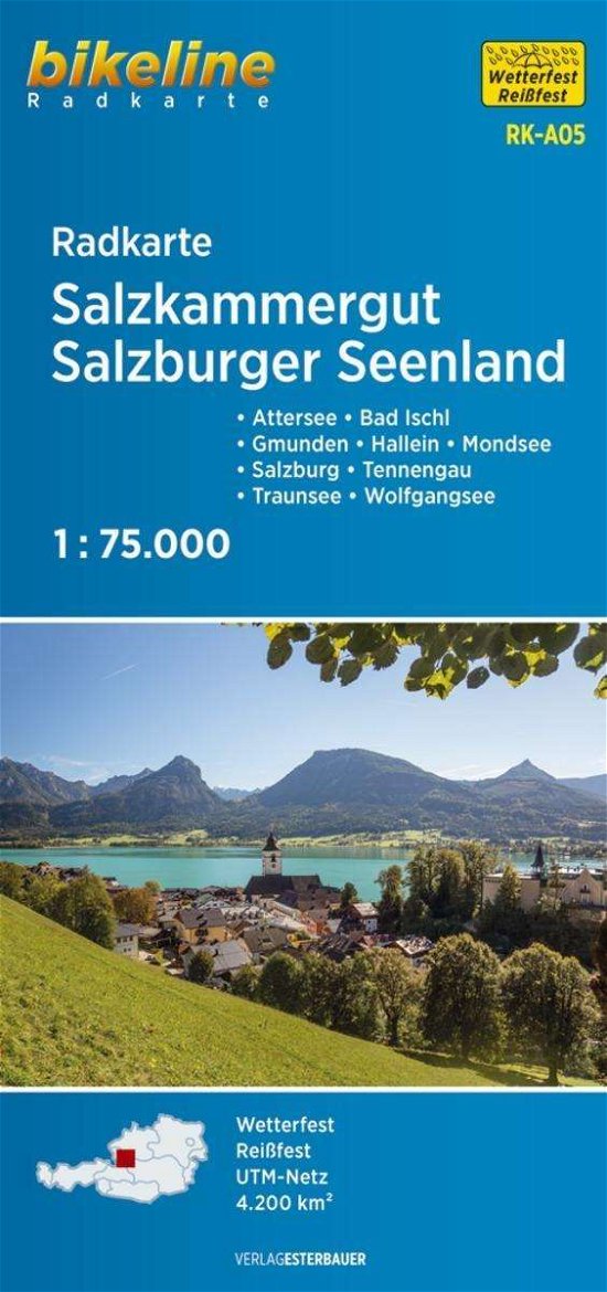 Cover for Esterbauer · Salzkammergut, Bikeline Radkarte 1:100 000 (Book) (2019)
