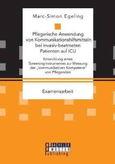 Cover for Egeling · Pflegerische Anwendung von Komm (Book) (2018)