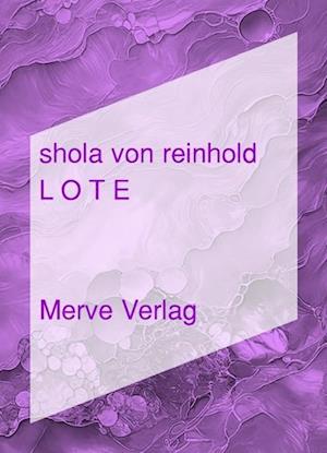 Cover for Shola von Reinhold · Lote (Book) (2024)