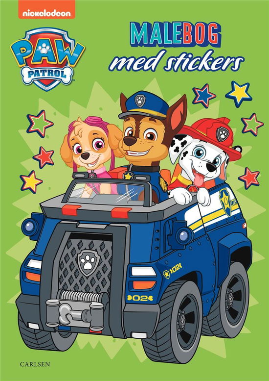 ViacomCBS · Paw Patrol malebog (kolli 6) (Sewn Spine Book) [1. wydanie] (2022)