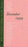 Cover for Gert Nilson · En text för var dag: December 1999 : adventskalender för vuxna (Paperback Book) (1999)