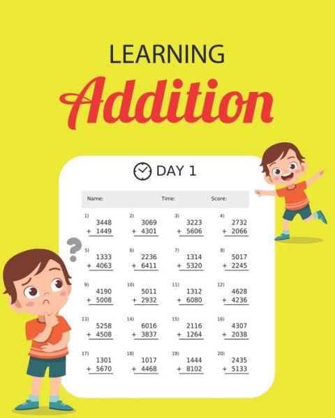 Cover for Tistio Publication · Learning Addition (Paperback Book) (2020)