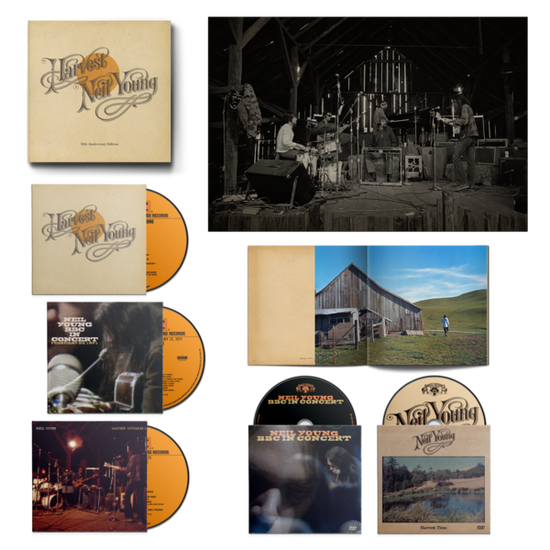 Cover for Neil Young · Harvest (50th Anniversary Edition) (CD/DVD) [Deluxe Box Set edition] (2022)