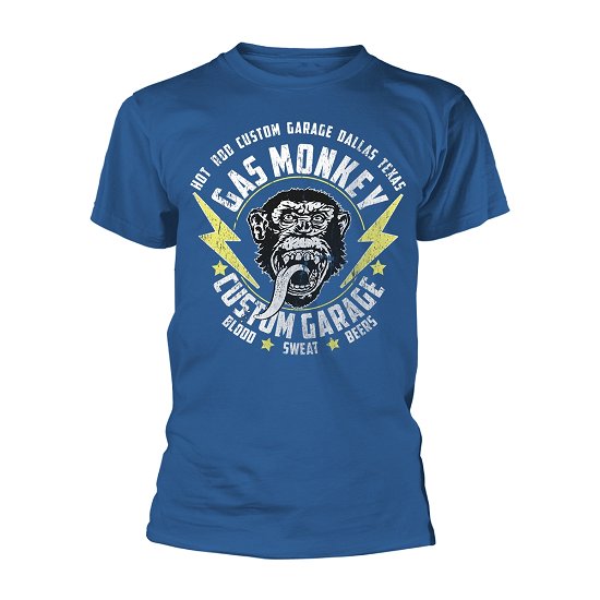 Cover for Gas Monkey Garage · Lightning Bolts (CLOTHES) [size M] [Blue edition] (2018)