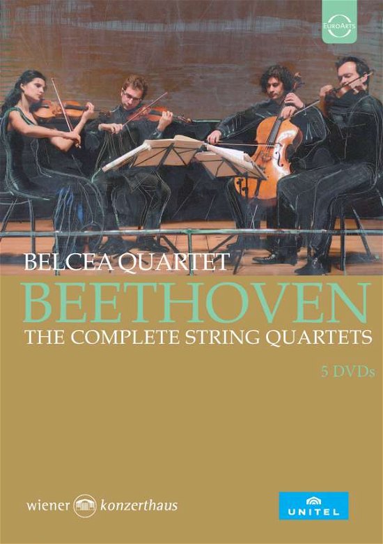 Cover for Belcea Quartet · Beethoven - the Complete String Quartets - Plus Documentary (DVD) (2020)