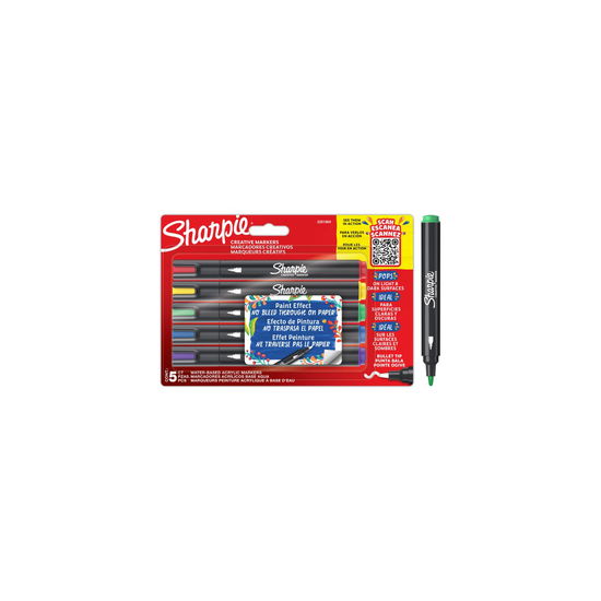 Cover for Sharpie · Creative Acrylic Marker 5-blister (2201069) (Toys)