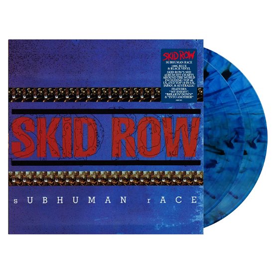 Cover for Skid Row · Subhuman Race (LP) [Blue &amp; Black Marbled edition] (2023)