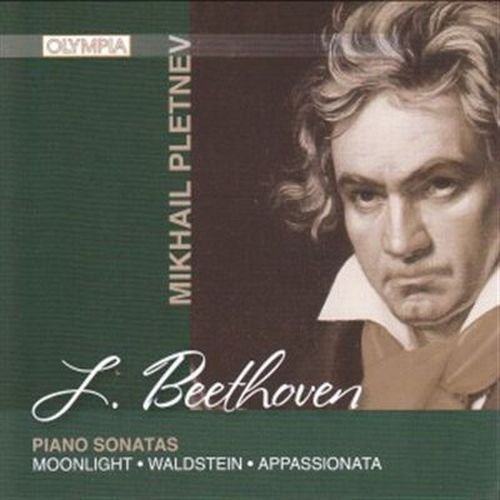 Cover for Mikhail PLETNEV · Piano Sonatas - Moonlight, Waldstein, Ap (CD)