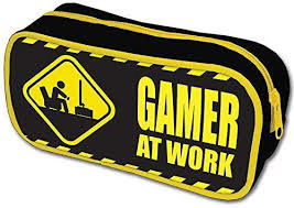 Gaming Gamer At Work Pencil Case (Home Garden & DIY) - Pyramid International - Merchandise -  - 5051265726698 - 26 november 2019