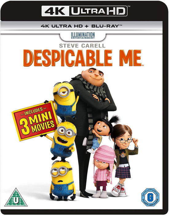 Cover for Despicable Me (4k Blu-ray) · Despicable Me (4K UHD Blu-ray) (2017)