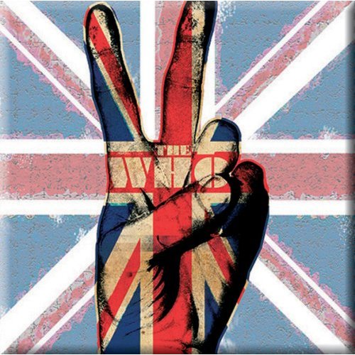 The Who Fridge Magnet: Peace Fingers - The Who - Merchandise - Bravado - 5055295310698 - October 17, 2014