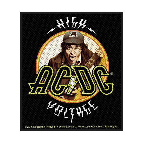 AC/DC Standard Woven Patch: High Voltage Angus - AC/DC - Merchandise - PHD - 5055339762698 - August 19, 2019
