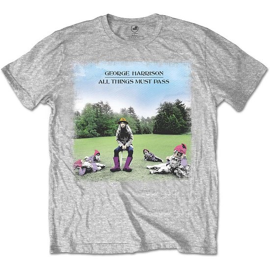 Cover for George Harrison · George Harrison Unisex T-Shirt: All Things Must Pass (T-shirt) [size S] [Grey - Unisex edition]