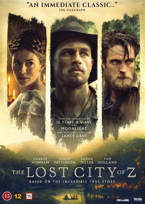 Cover for Charlie Hunnam / Robert Pattinson / Sienna Miller / Tom Holland · The Lost City of Z (DVD) (2017)
