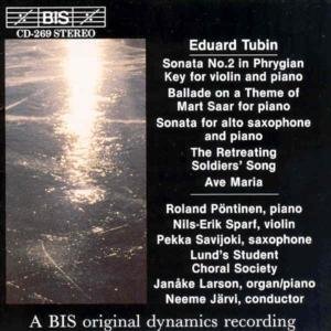 Sonata for Violin & Piano - Tubin / Sparf / Pontinen / Jarvi - Musik - Bis - 7318590002698 - 6. März 1995