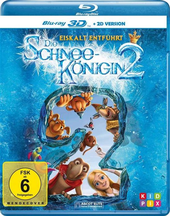 Cover for Die Schneekönigin 2-eiskalt Entführt 3D (Blu-ray) (2015)