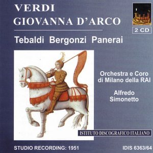 Cover for Verdi / Bergonzi / Massaria · Giovanna Darco (CD) (2001)