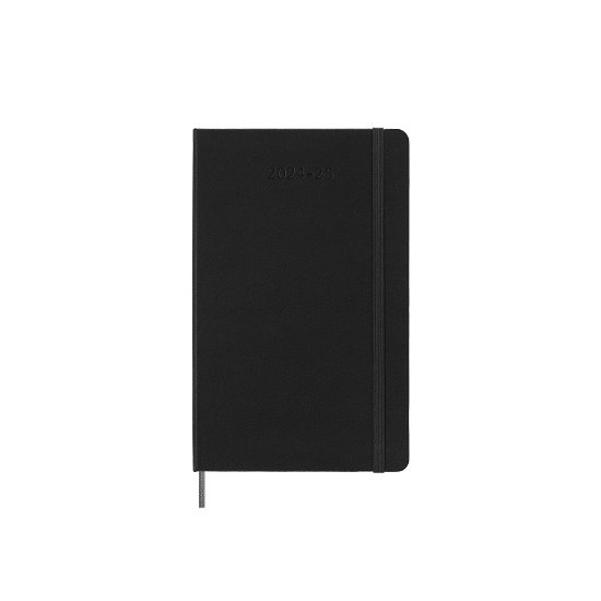 Cover for Moleskine · Moleskine 2025 18-Month Weekly Horizontal Large Hardcover Notebook: Black (Paperback Book) (2024)