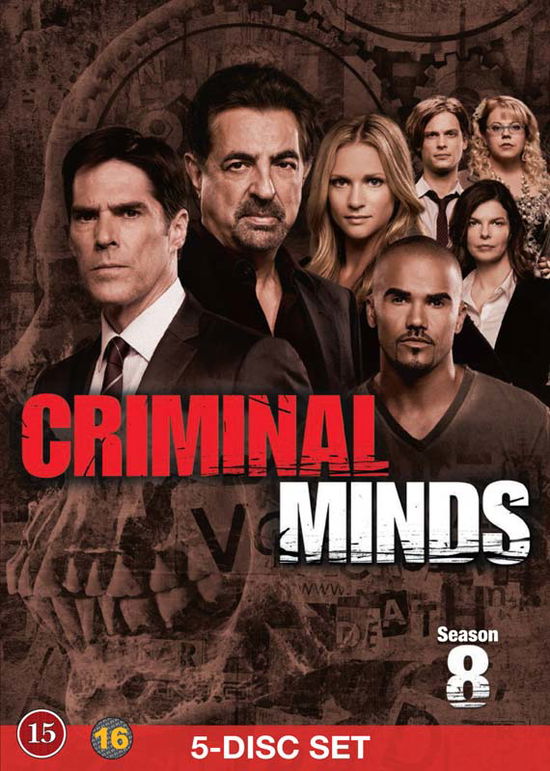 Cover for Criminal Minds · Criminal Minds - Season 8 - DVD /tv Series (DVD) (2013)