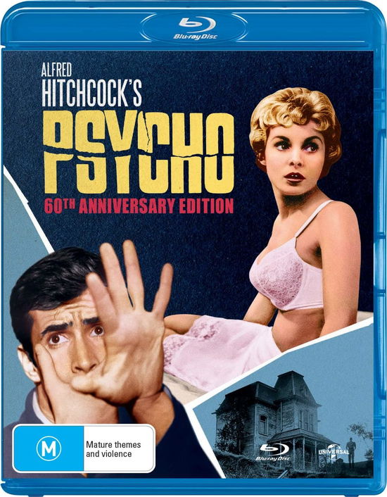 Cover for Psycho (1960): 60th Anniversary Edition (Psycho / Psycho Uncut) (Blu-ray) (2020)