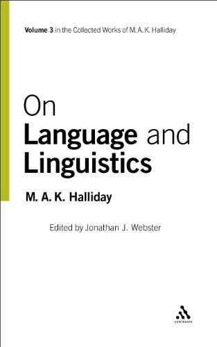 Cover for Jonathan J. Webster · On Language and Linguistics (Collected Works of M.a.k. Halliday, Volume 3) (Gebundenes Buch) (2003)