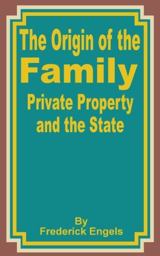 Cover for Frederick Engels · The Origin of the Family Private Property and the State (Taschenbuch) (2001)
