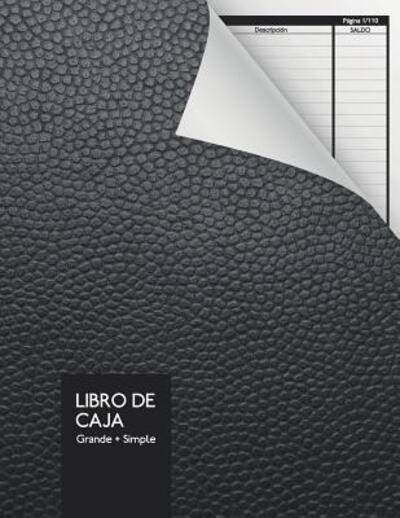 Cover for M Fernandez · Libro De Caja - Grande + Simple (Taschenbuch) (2019)