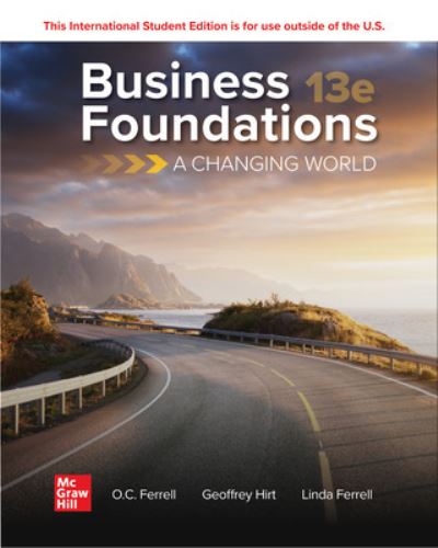 Cover for O. C. Ferrell · Business Foundations: A Changing World ISE (Pocketbok) (2022)