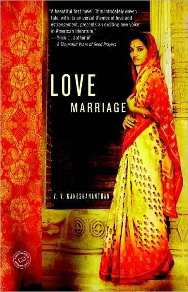 Cover for V. V. Ganeshananthan · Love Marriage: a Novel (Paperback Book) (2008)