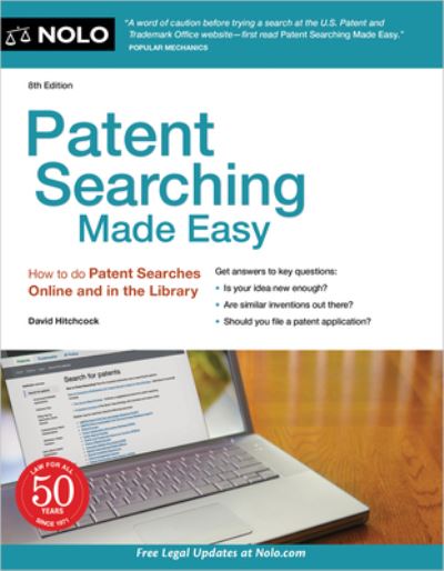 Cover for David Hitchcock · Patent Searching Made Easy (Paperback Book) (2022)