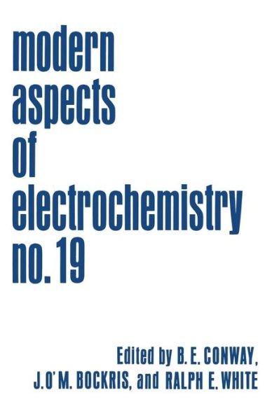 Cover for John O Bockris · Modern Aspects of Electrochemistry - Modern Aspects of Electrochemistry (Taschenbuch) [Softcover reprint of the original 1st ed. 1989 edition] (2012)