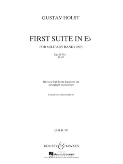 Cover for Gustav Holst · First Suite in e Flat For Military Band (Bok) (2004)