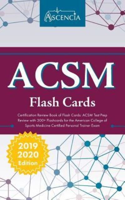 Cover for Ascencia Personal Training Exam Team · ACSM Certification Review Book of Flash Cards (Pocketbok) (2018)