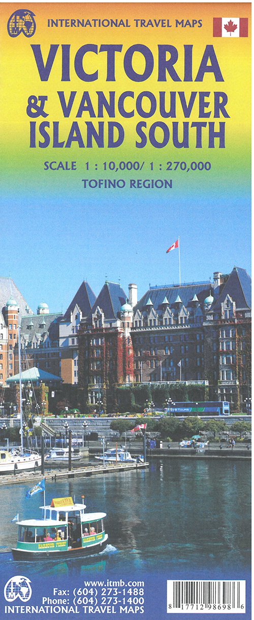 Victoria & Vancouver Island South Half, International Travel Maps - ITM Publications - Bøger - ITMB publishing - 9781771298698 - 1. oktober 2018