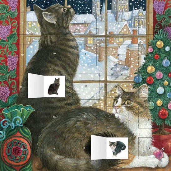 Ivory Cats by Lesley Anne Ivory: Christmas Window advent calendar (with stickers) -  - Merchandise - Flame Tree Publishing - 9781783615698 - 19. August 2015