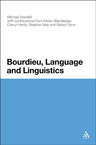 Cover for Michael James Grenfell · Bourdieu, Language and Linguistics (Hardcover Book) (2011)