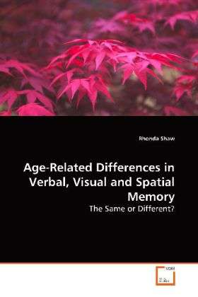 Cover for Shaw · Age-Related Differences in Verbal, (Book)