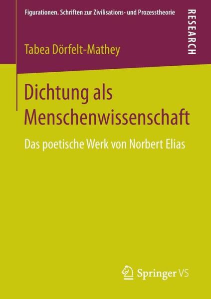 Cover for Tabea Doerfelt-Mathey · Dichtung ALS Menschenwissenschaft: Das Poetische Werk Von Norbert Elias - Figurationen. Schriften Zur Zivilisations- Und Prozesstheori (Paperback Book) [2015 edition] (2014)