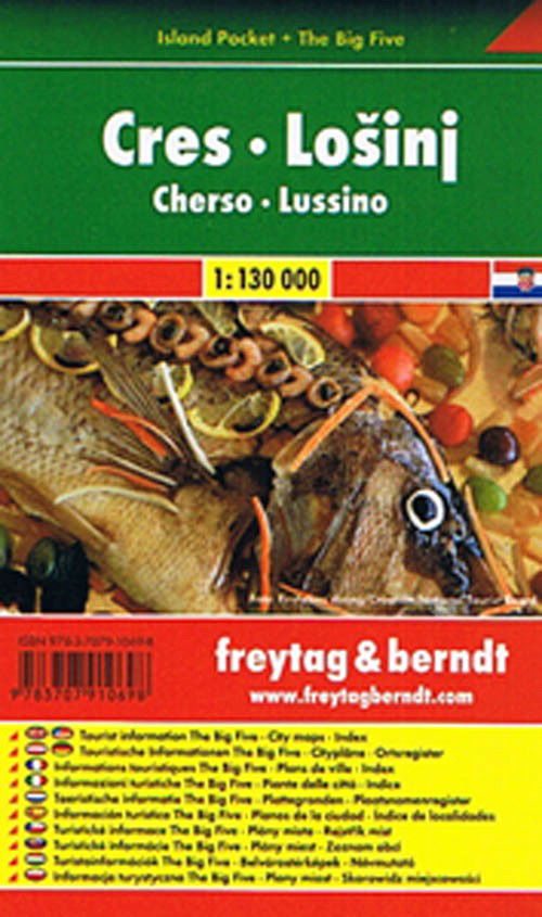 Cover for Freytag &amp; Berndt · Freytag &amp; Berndt Road Map: Cres - Losinj (Hardcover Book) (2008)