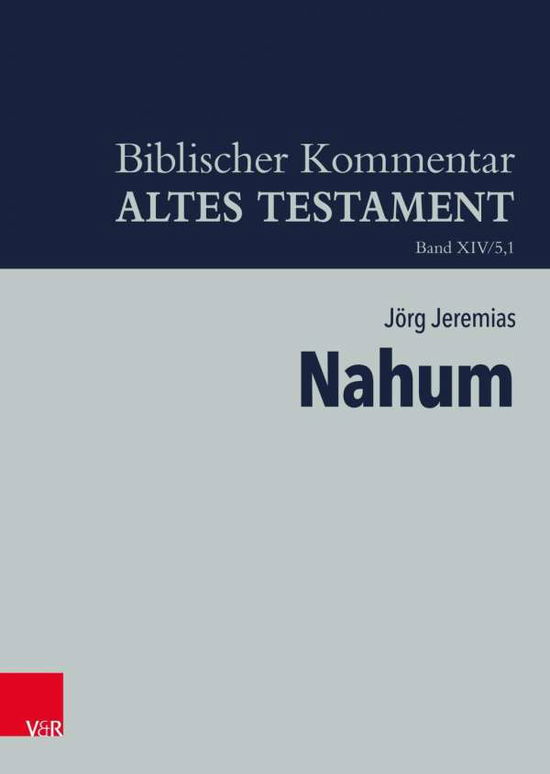 Cover for Jorg Jeremias · Nahum (Hardcover Book) (2019)