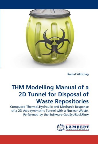 Cover for Kemal Yildizdag · Thm Modelling Manual of a 2d Tunnel for Disposal of Waste Repositories: Computed Thermal,hydraulic and Mechanic Response of a 2d Axis-symmetric Tunnel ... Performed by the Software Geosys / Rockflow (Paperback Bog) (2010)