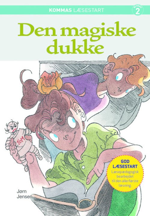 Cover for Jørn Jensen · Kommas læsestart: Kommas læsestart: Den magiske dukke - niveau 2 (Gebundesens Buch) [1. Ausgabe] (2015)