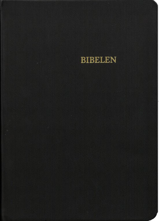 Cover for Bibelen i sort skind (Läderbok) [1:a utgåva] (2023)