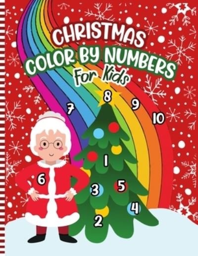 Cover for Numbersmas Press · Christmas Color By Numbers For Kids (Paperback Bog) (2020)