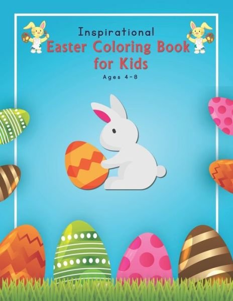Cover for Sj Productions · Inspirational Easter Coloring Book for Kids Ages 4-8 (Paperback Book) (2021)